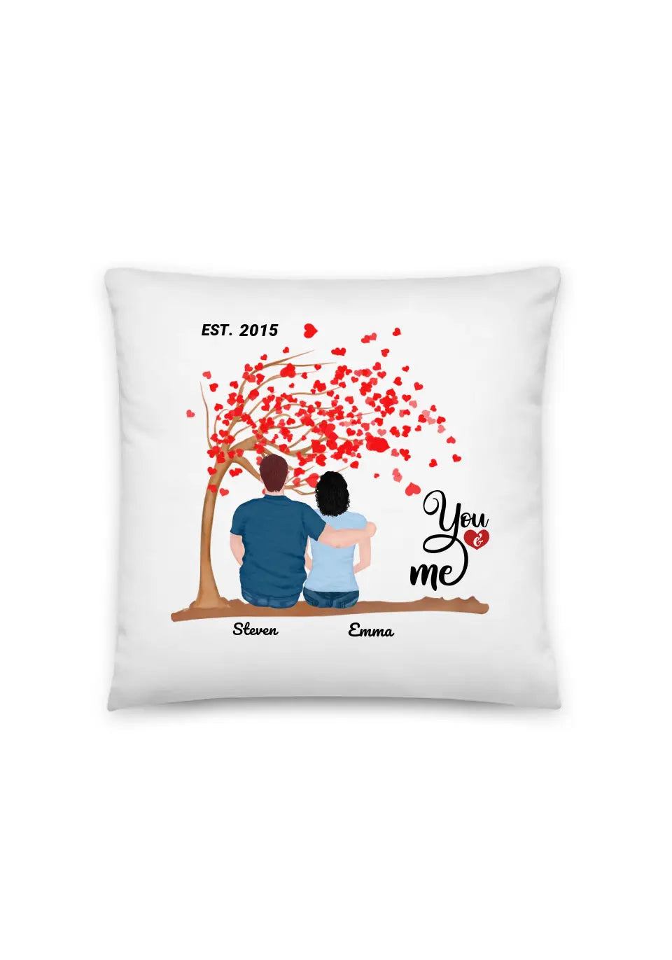 Valentine's Gifts For Couples - Personalized Pillow - You & Me - Best Today's Gifts