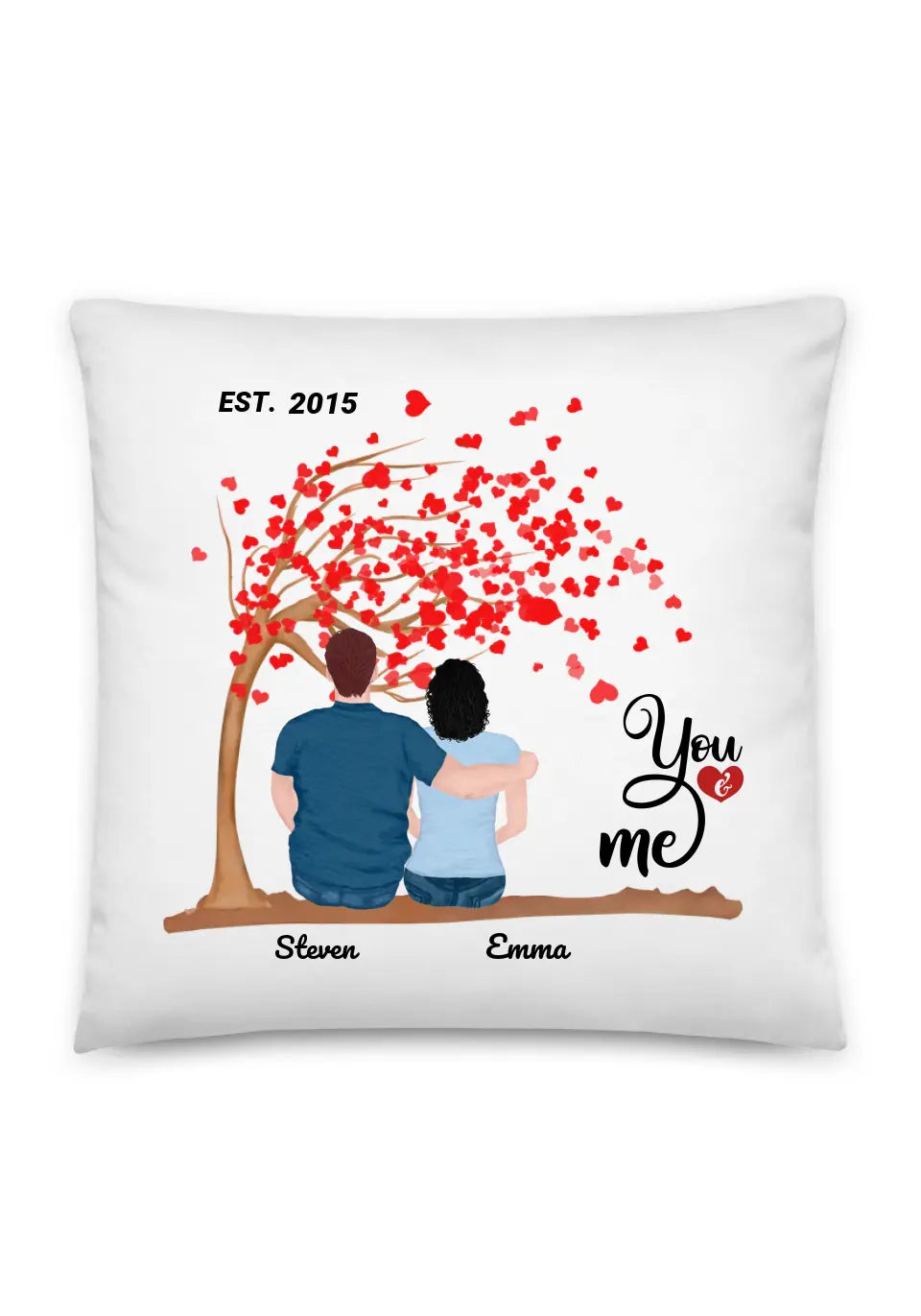 Valentine's Gifts For Couples - Personalized Pillow - You & Me - Best Today's Gifts