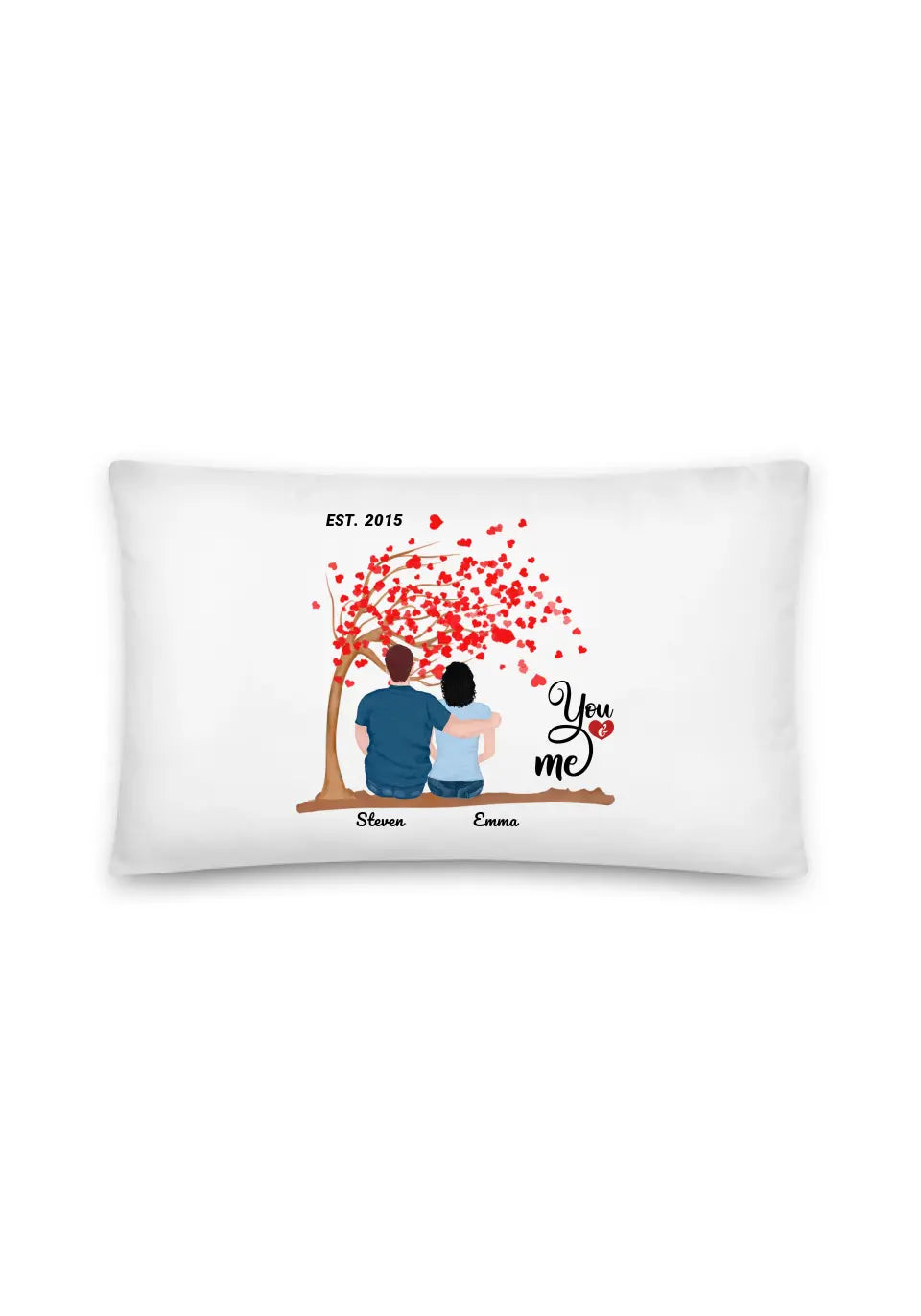 Valentine's Gifts For Couples - Personalized Pillow - You & Me - Best Today's Gifts