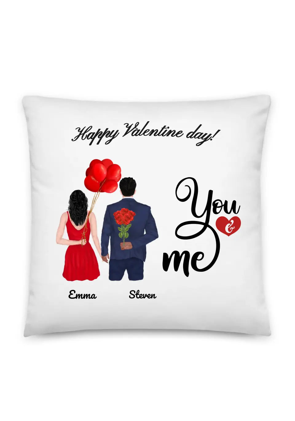 Valentine's Gifts For Couples - Personalized Pillow with Custom Quote - Best Today's Gifts