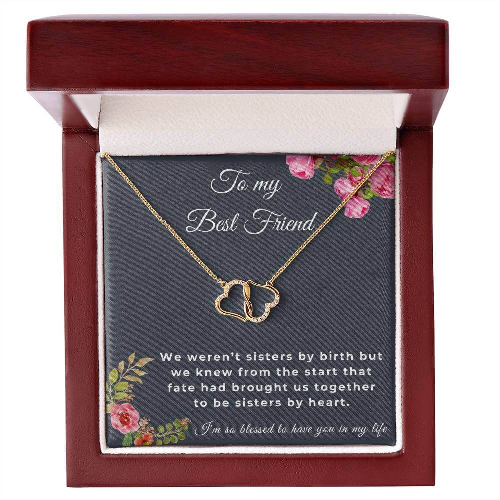 To My Best Friend Everlasting Love Necklace, Friendship Jewelry, Personalized Gift For Best Friend, Best Friend Necklace - Best Today's Gifts