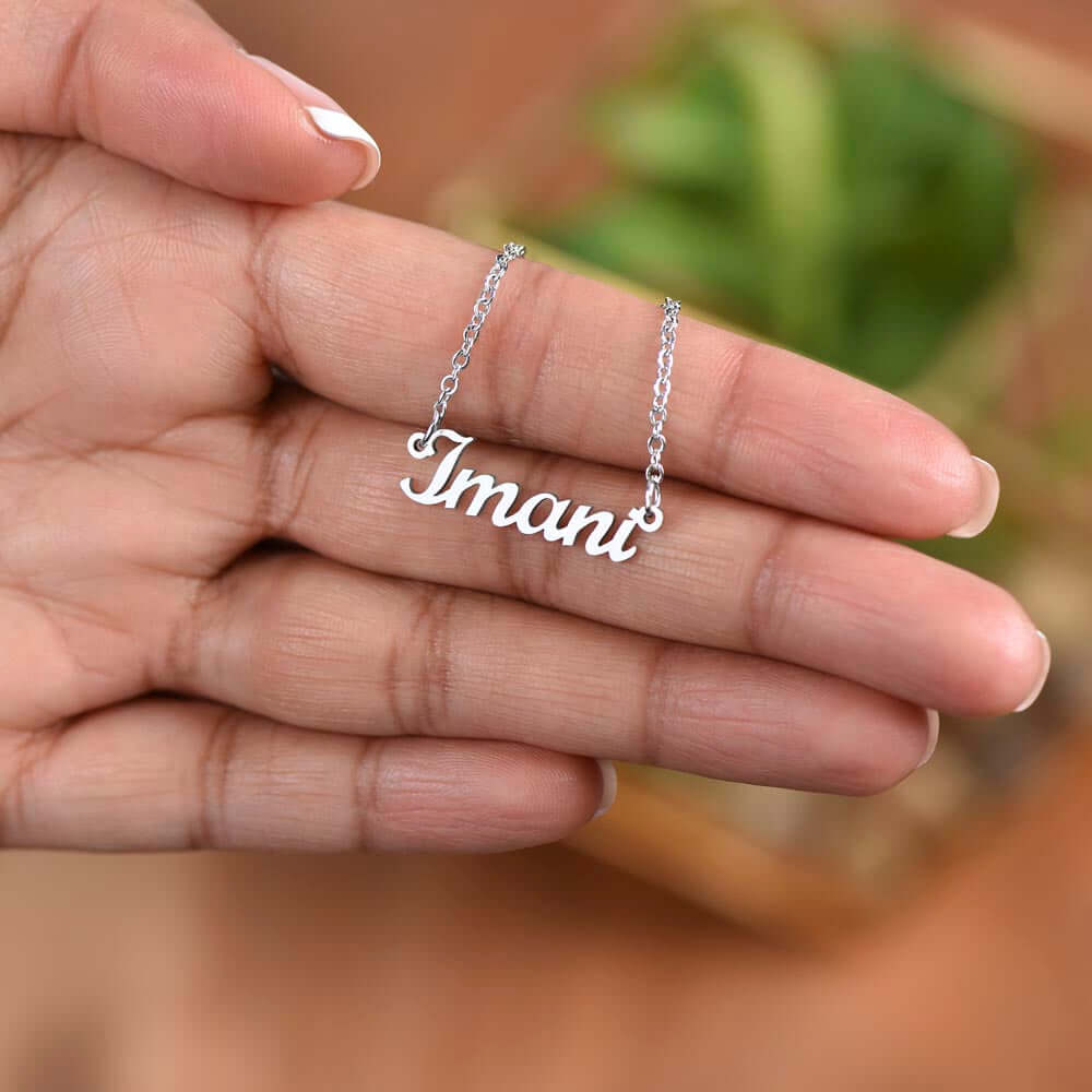 To My Mom Personalized Name Necklace, Personalized Name Necklace From Daughter, Personalized Name Necklace From Son, Housewarming Gift - Best Today's Gifts
