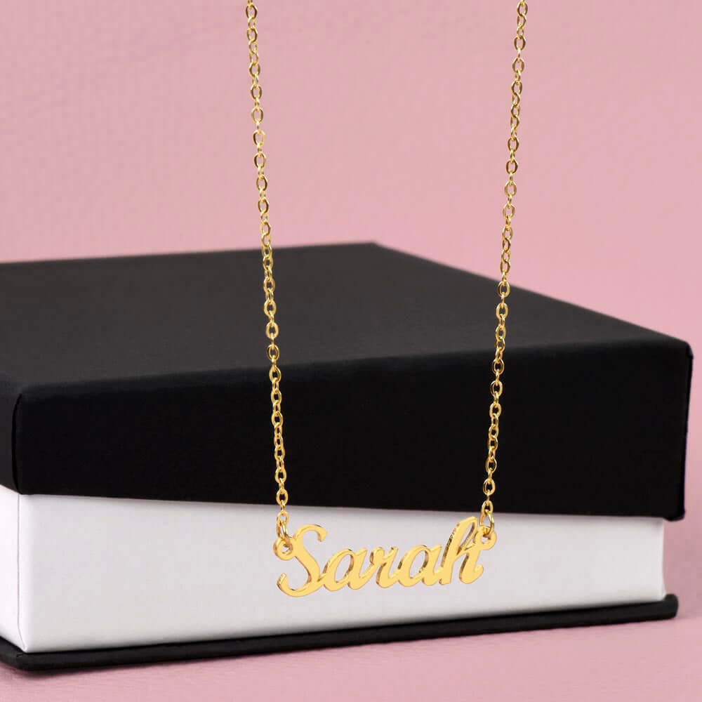 Personalized Name Necklace Without Message Card, Gift for Mom, Gift for Sister, Gift for Wife, Gift for Girlfriend, Personalized Gift - Best Today's Gifts