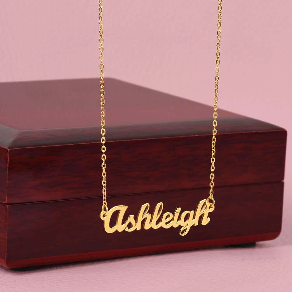 Personalized Name Necklace Without Message Card, Gift for Mom, Gift for Sister, Gift for Wife, Gift for Girlfriend, Personalized Gift - Best Today's Gifts