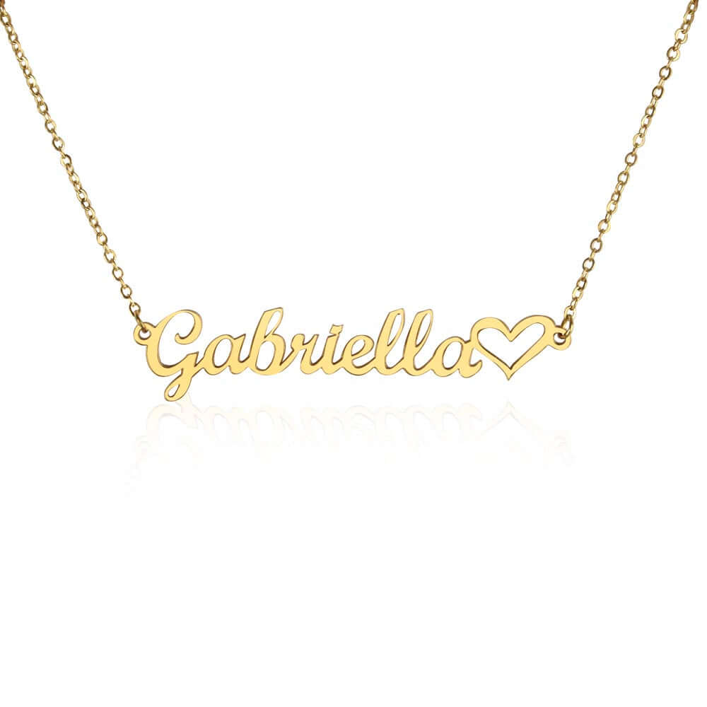 Personalized Heart Name Necklace Without Message Card, Gift for Mom, Gift for Sister, Gift for Wife, Gift for Girlfriend, Personalized Gift - Best Today's Gifts