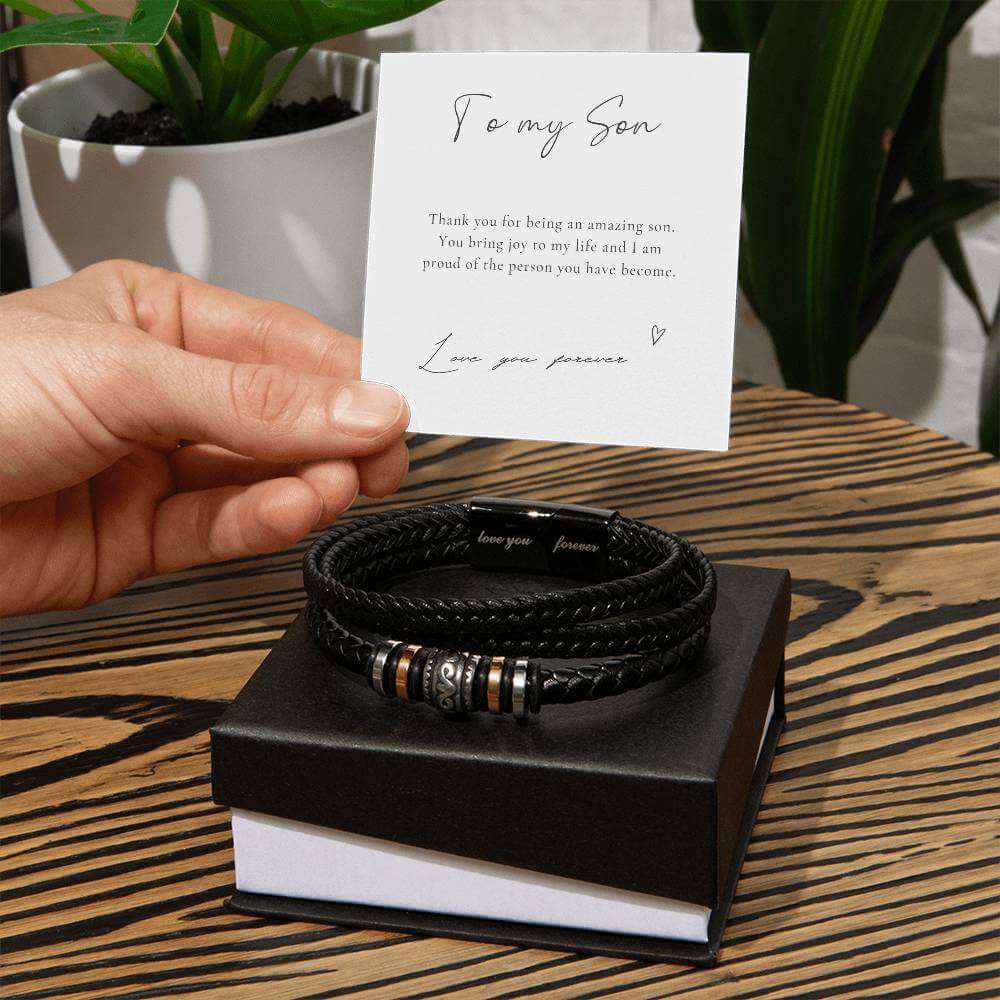 To My Son - Love You Forever Bracelet - Best Today's Gifts