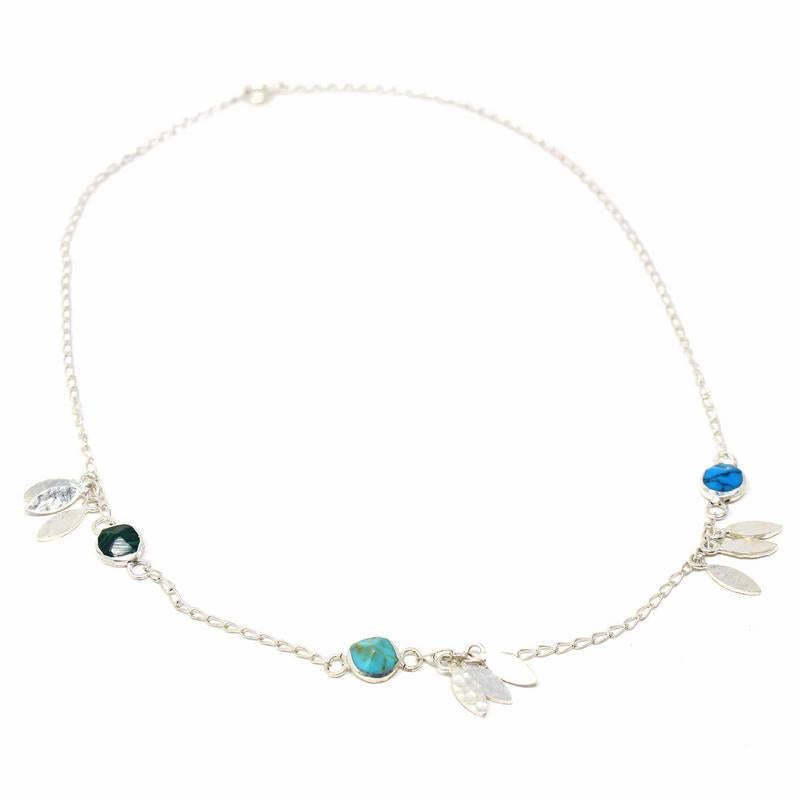 Necklace, Feathers and Turquoise - Best Today's Gifts