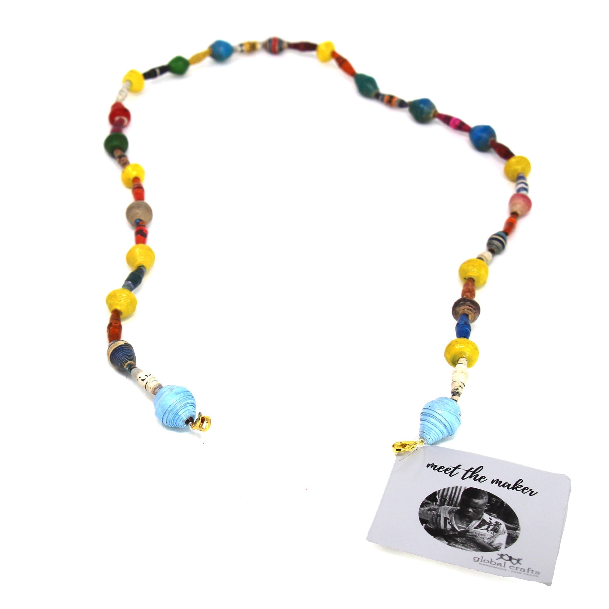 Face Mask/Eyeglass Paper Bead Chain, Colorful Mixed Shapes - Best Today's Gifts