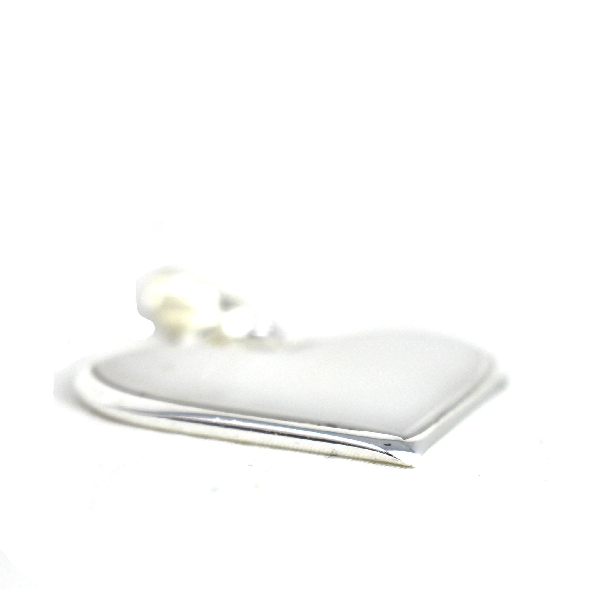 Corazon Blanco White Heart Pendant with Chain - Best Today's Gifts