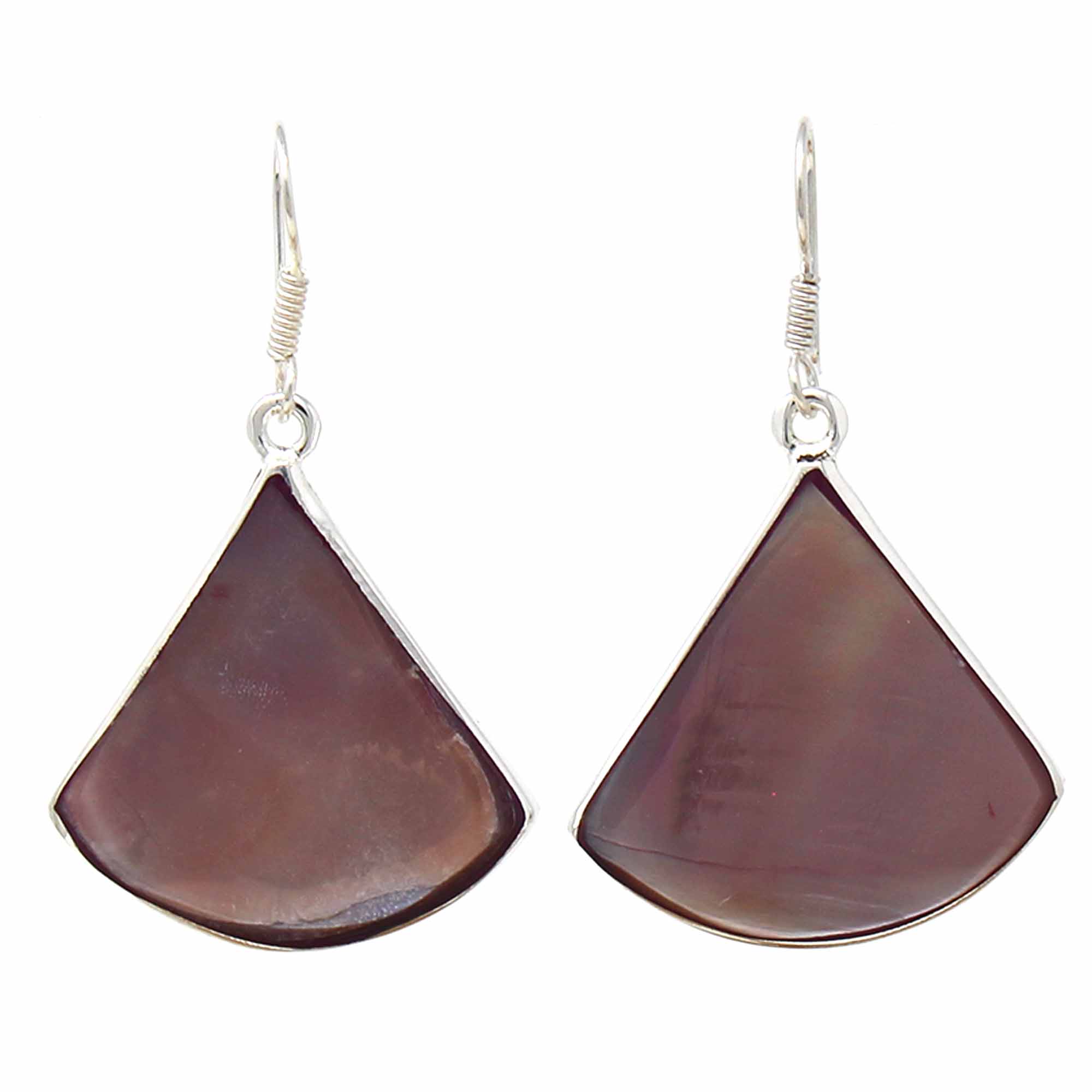 Pink Clam Shell Fan Drop Earrings - Best Today's Gifts