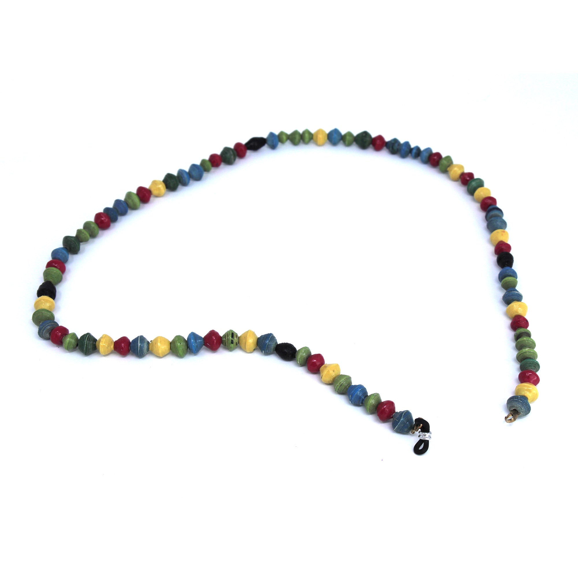 Face Mask/Eyeglass Paper Bead Chain, Colorful Round Beads - Best Today's Gifts