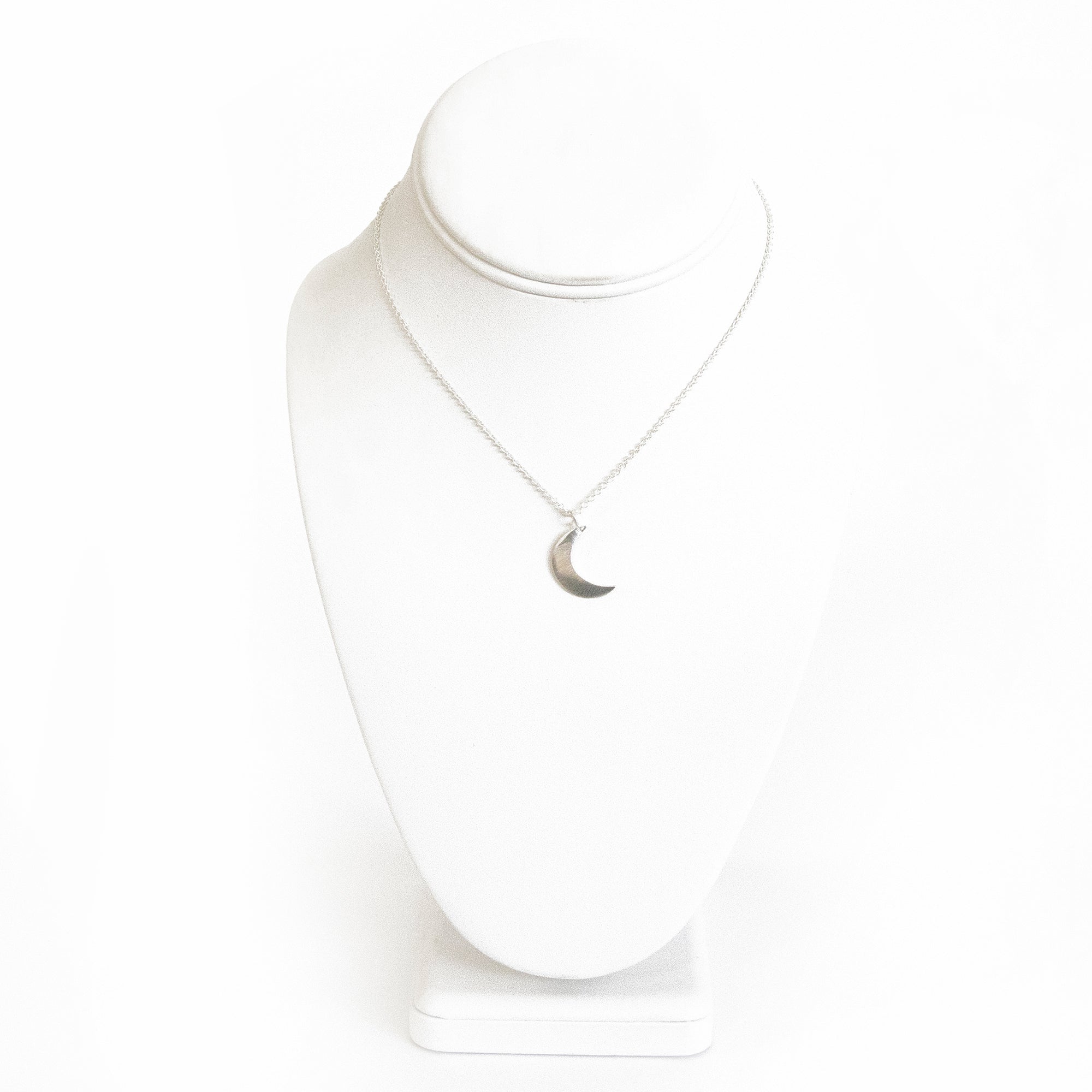 Silverpolished Crescent Moon Necklace - Best Today's Gifts