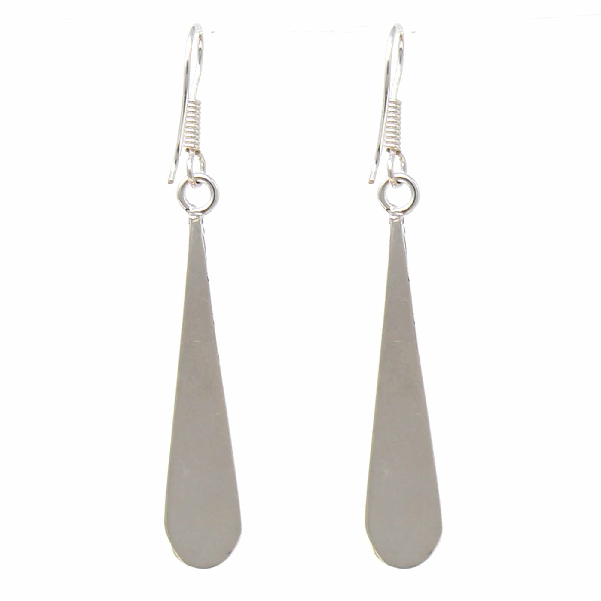 Pink Clam Shell Elongated Teardrop Earrings - Best Today's Gifts