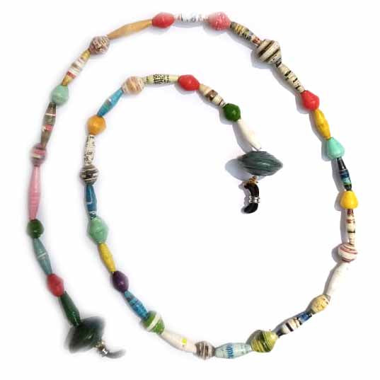 Face Mask/Eyeglass Paper Bead Chain, Colorful Mixed Shapes - Best Today's Gifts