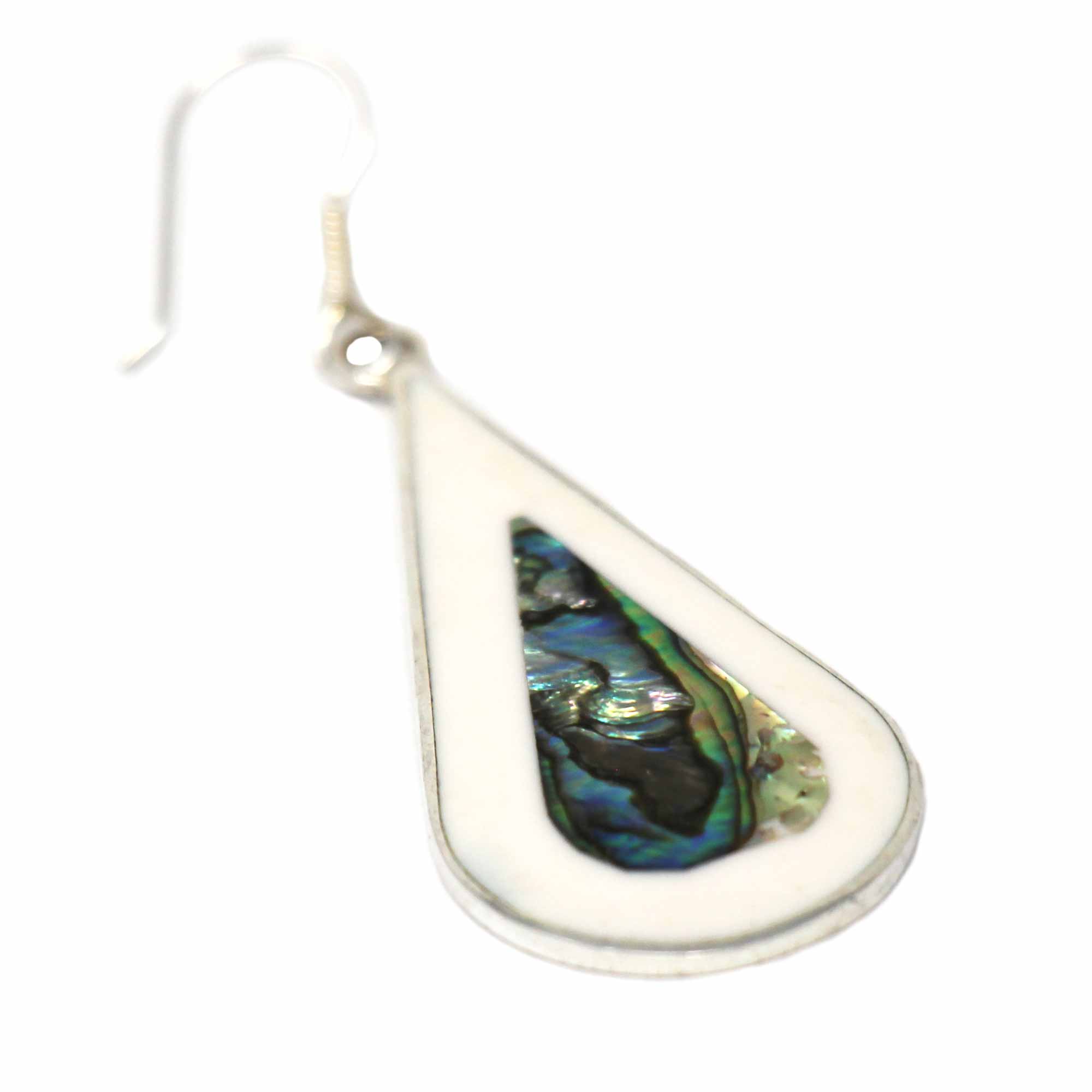 Teardrop Abalone and Mother of Pearl Drop Earrings - Best Today's Gifts