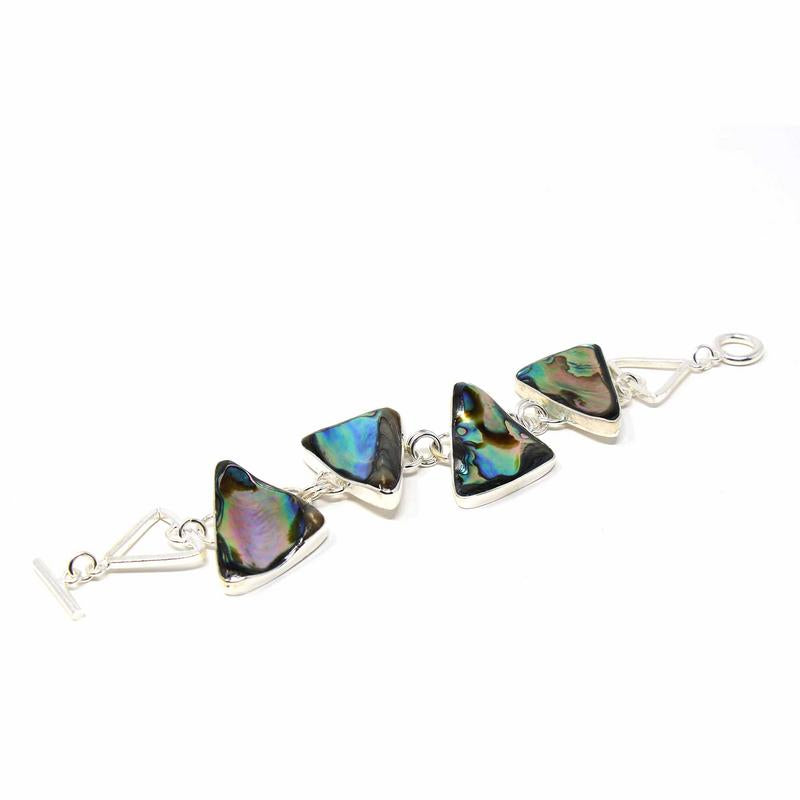 Bracelet, Abalone Triangle Link - Best Today's Gifts