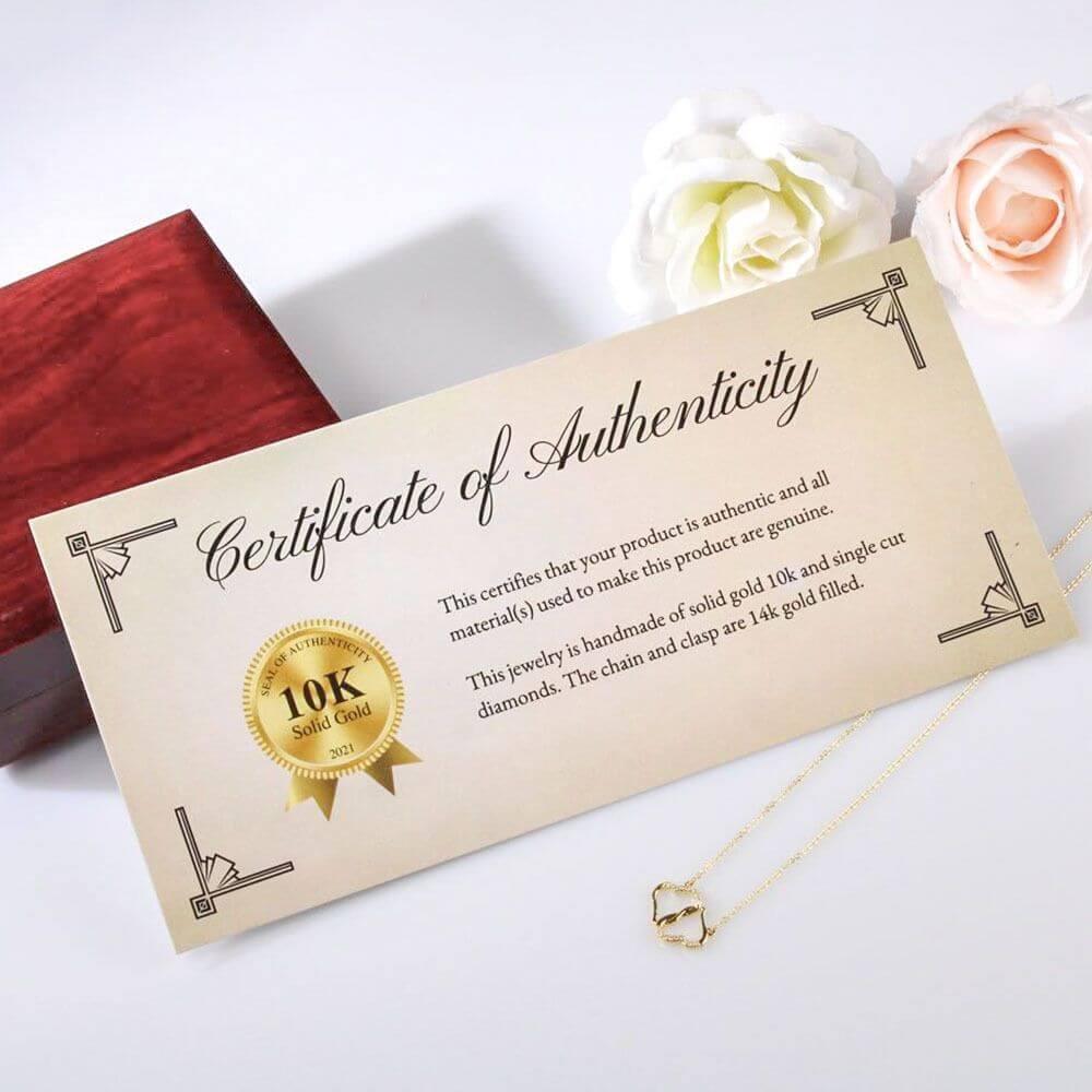To My Wife Everlasting Love Necklace, Wife Gift From Husband, Anniversary Gift for Wife, Sentimental Gift for Wife, Birthday Gift for Wife - Best Today's Gifts