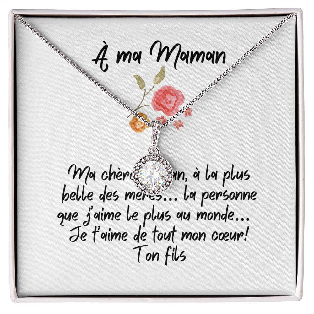 À ma Maman, Eternal Hope Necklace, de la part de ton fils - Best Today's Gifts