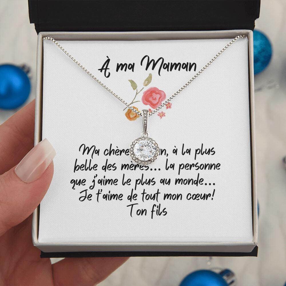 À ma Maman, Eternal Hope Necklace, de la part de ton fils - Best Today's Gifts