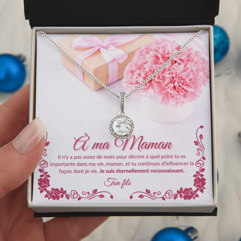 À ma Maman, Eternal Hope Necklace, de la part de ton fils - Best Today's Gifts