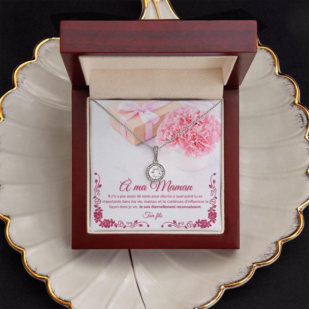 À ma Maman, Eternal Hope Necklace, de la part de ton fils - Best Today's Gifts