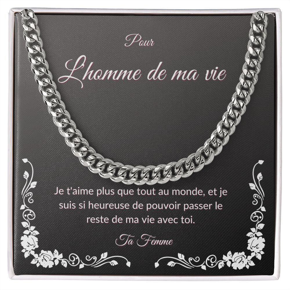 Cuban Link Chain pour l'homme de ma vie - Best Today's Gifts