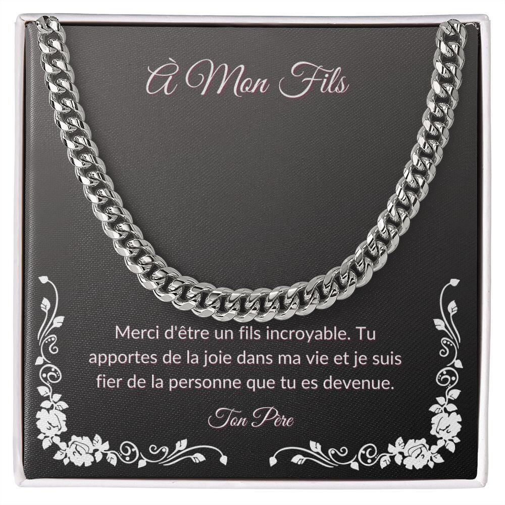 Cuban Link Chain Necklace - Du père à son fils - Best Today's Gifts