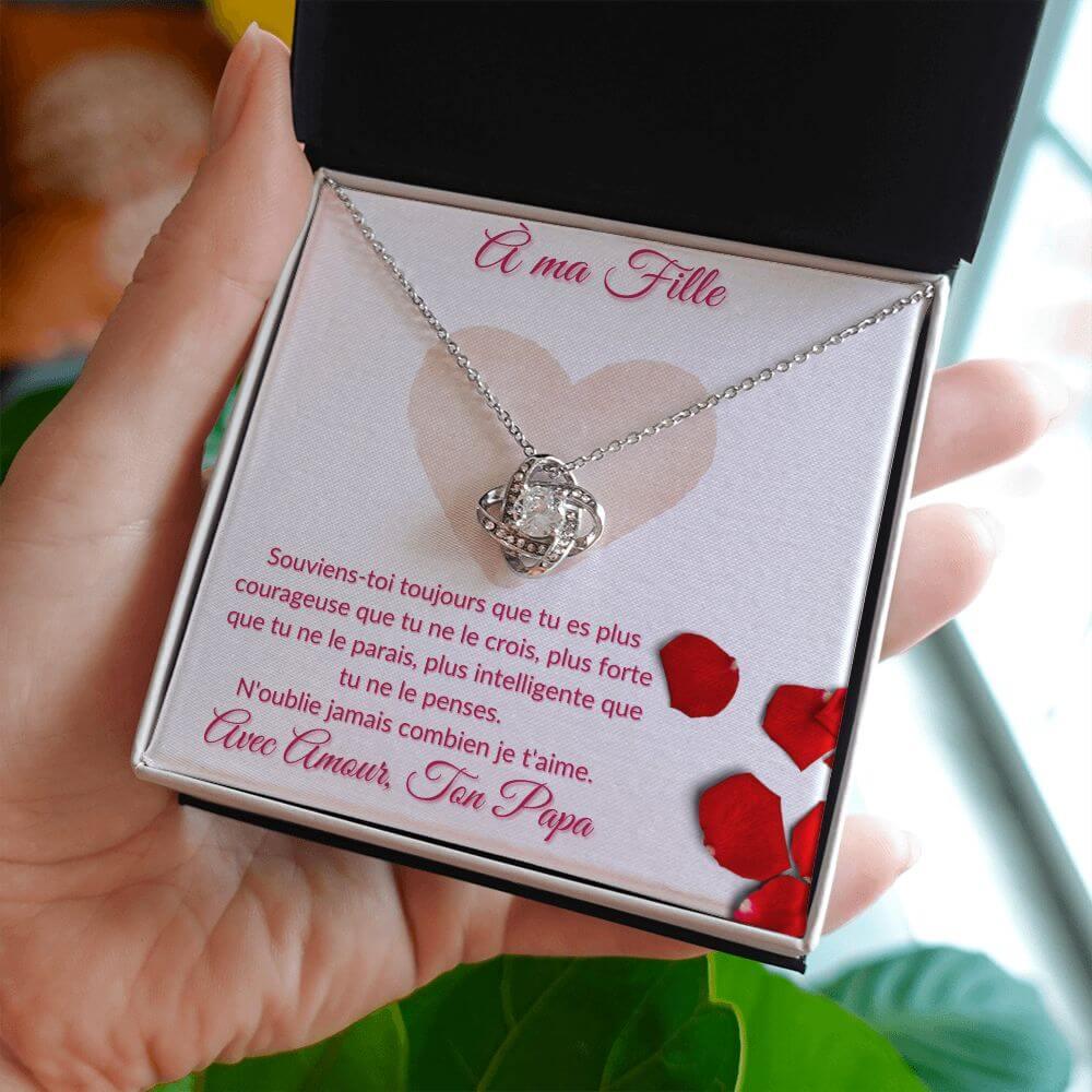 Love Knot Necklace - À ma fille, de ton père - Best Today's Gifts