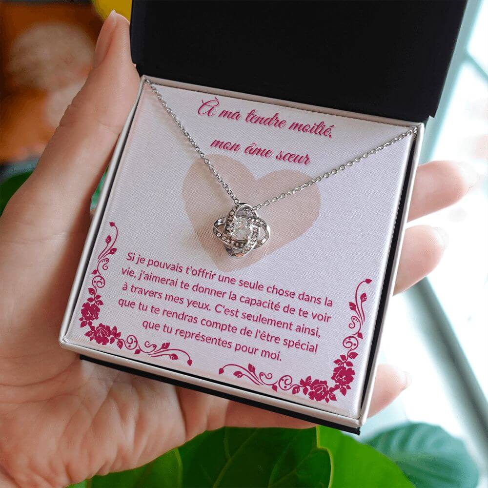 À mon âme sœur, Love Knot Necklace - Best Today's Gifts