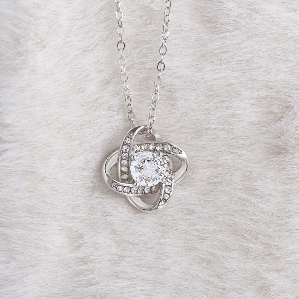 À ma Maman, Love Knot Necklace, de la part de ton fils - Best Today's Gifts