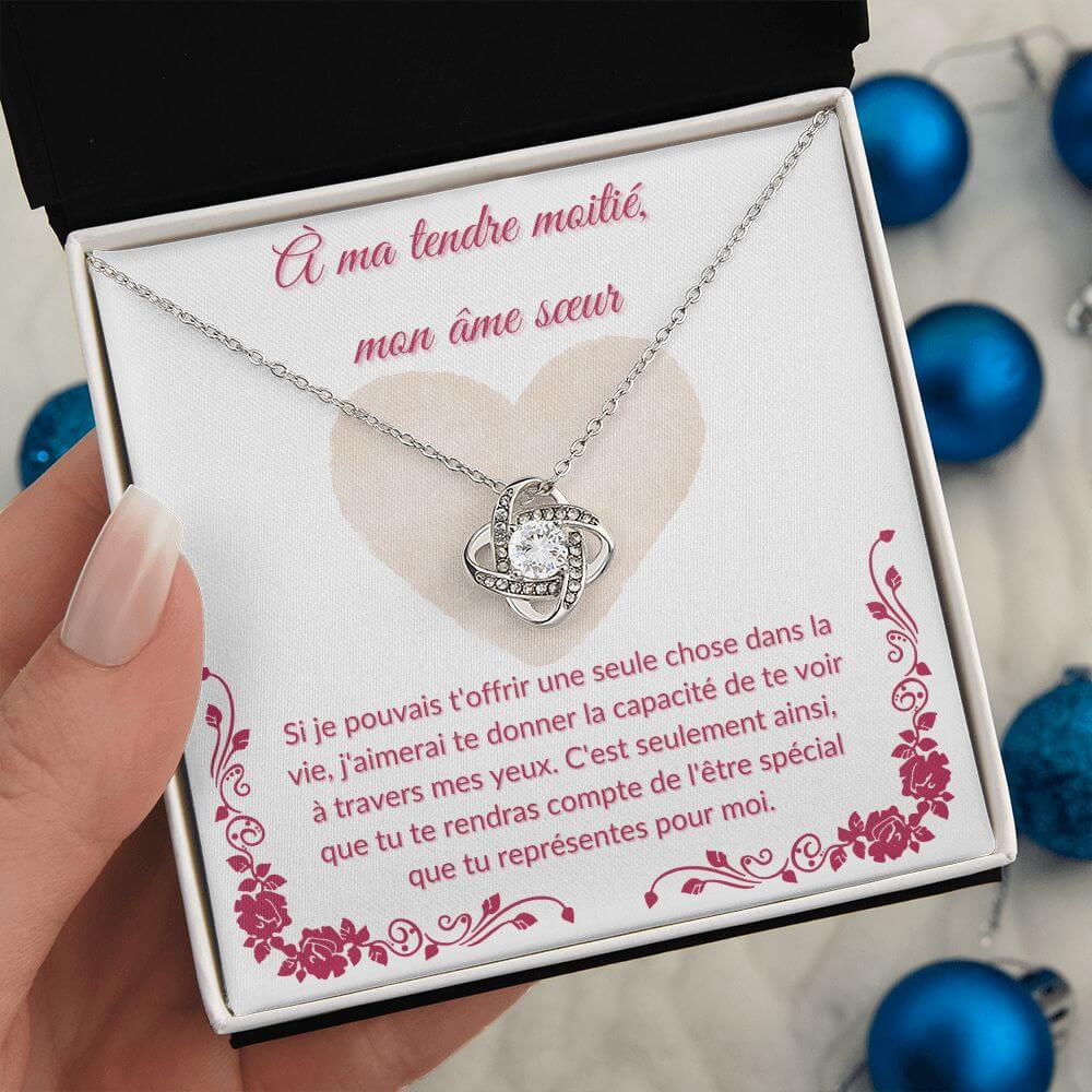 À mon âme sœur, Love Knot Necklace - Best Today's Gifts