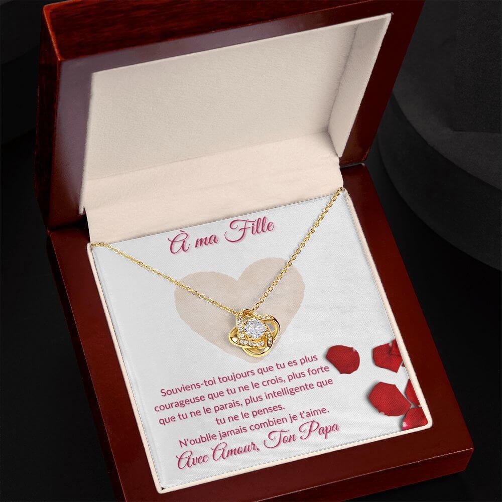 Love Knot Necklace - À ma fille, de ton père - Best Today's Gifts