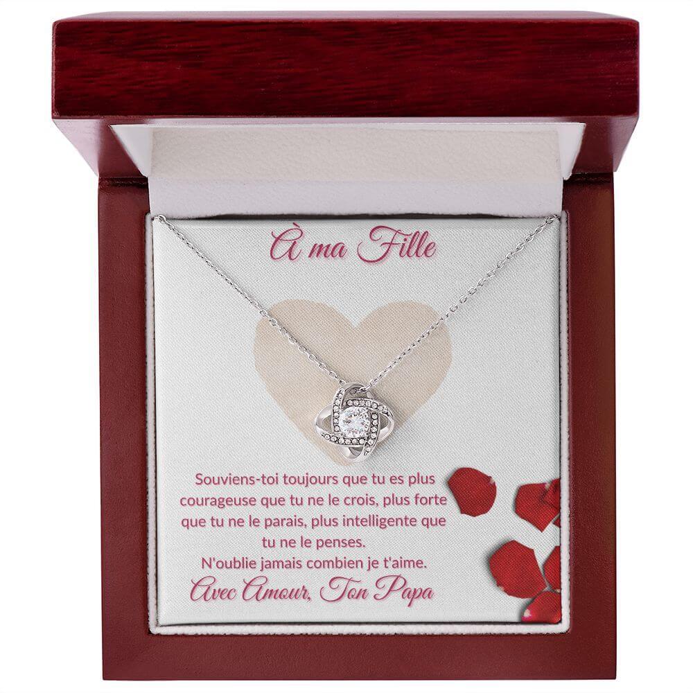 Love Knot Necklace - À ma fille, de ton père - Best Today's Gifts
