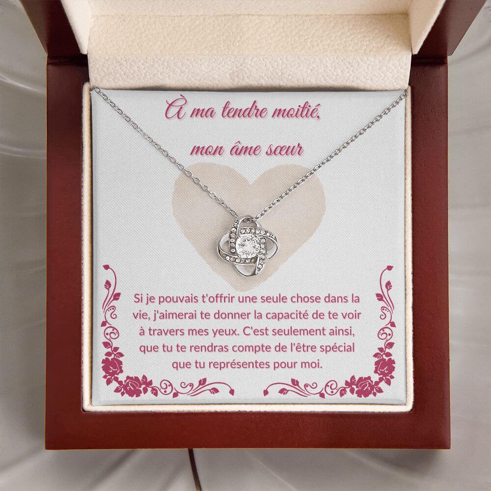 À mon âme sœur, Love Knot Necklace - Best Today's Gifts