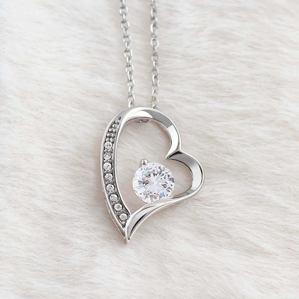 To My Wife Forever Love Necklace, Wife Gift From Husband, Anniversary Gift for Wife, Sentimental Gift for Wife, Birthday Gift for Wife - Best Today's Gifts