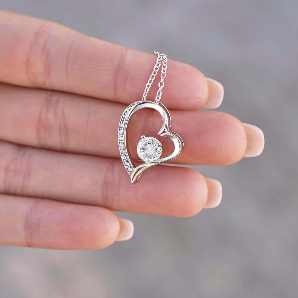 To My Wife Forever Love Necklace, Wife Gift From Husband, Anniversary Gift for Wife, Sentimental Gift for Wife, Birthday Gift for Wife - Best Today's Gifts