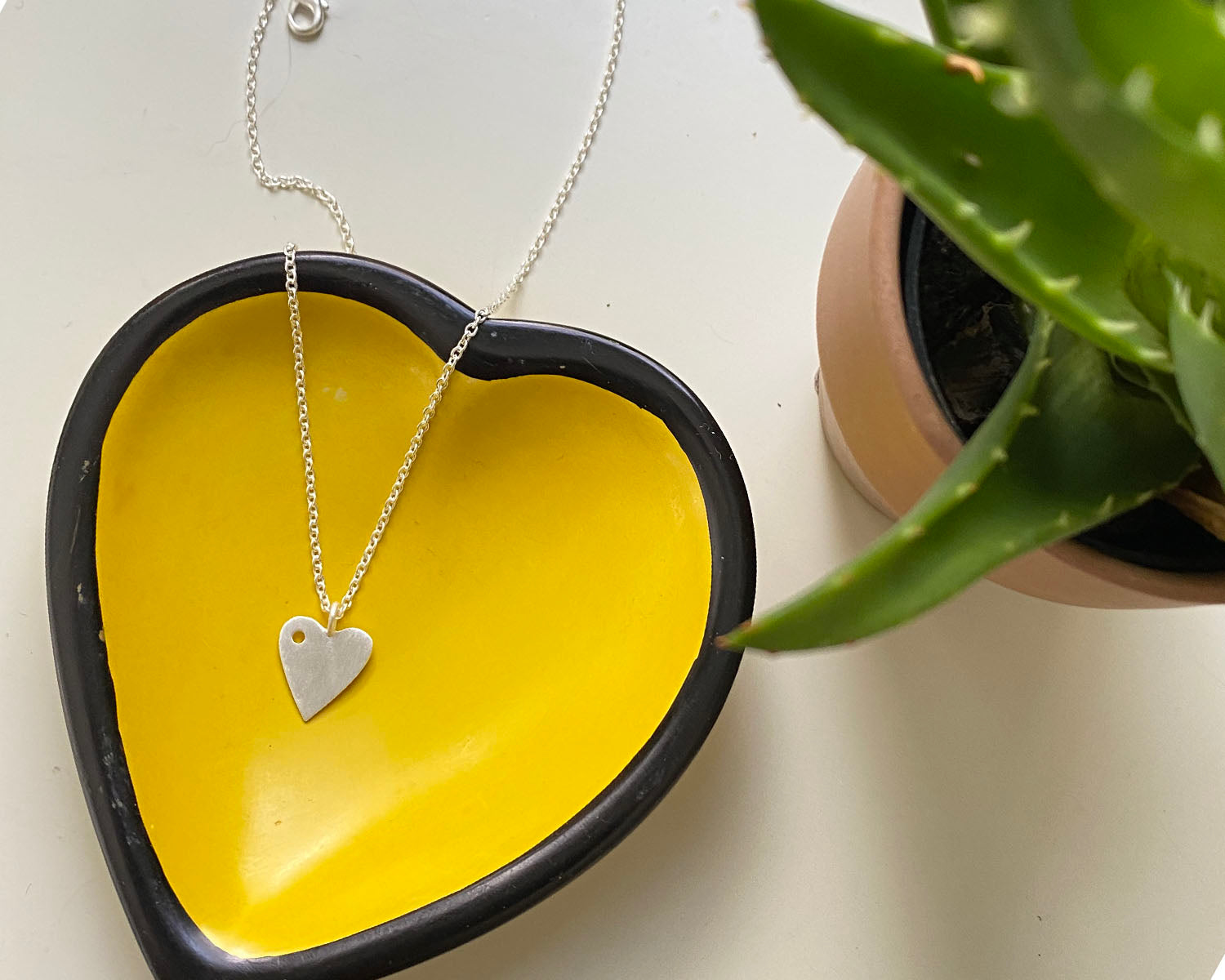 Silverpolished Heart Necklace - Best Today's Gifts