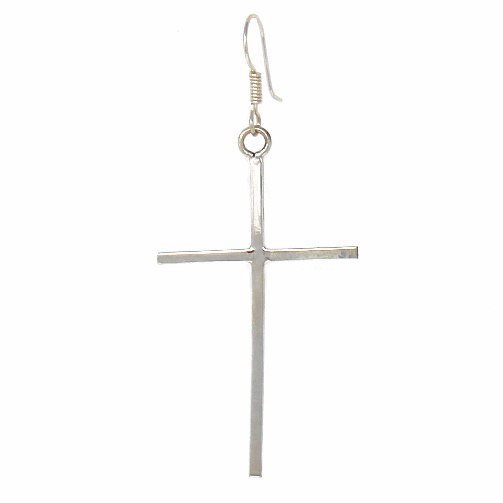 Sterling Silver Cross Drop Earrings - Best Today's Gifts