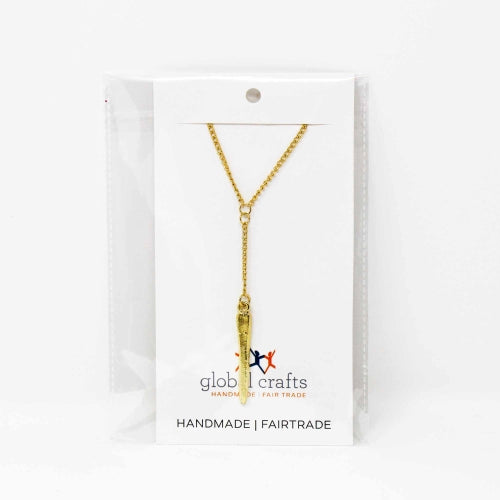 Cone Pendant Goldtone Neckace - Best Today's Gifts