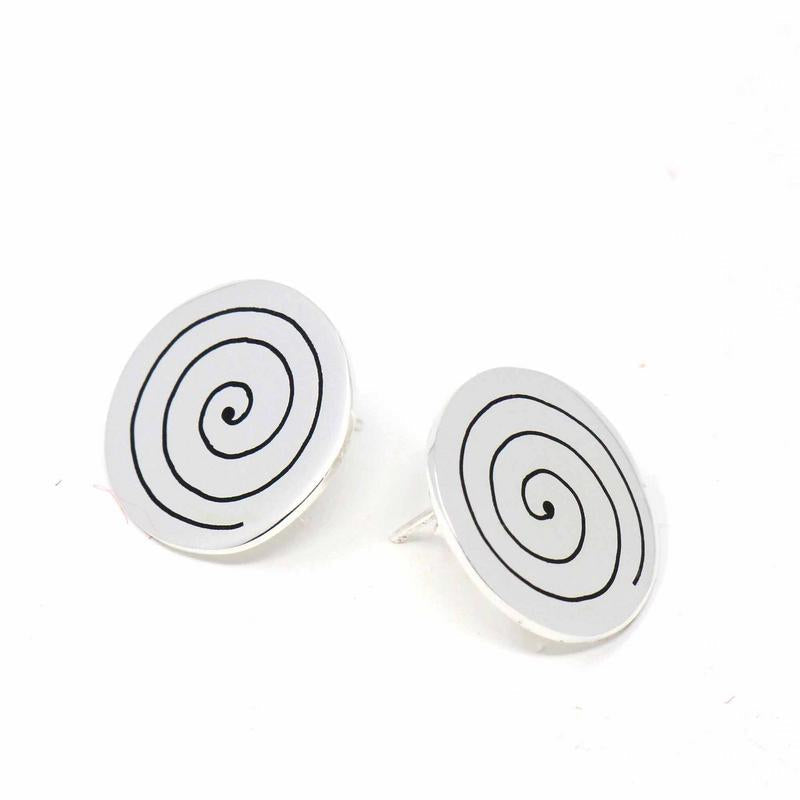 Stud Earrings, Spirals - Best Today's Gifts