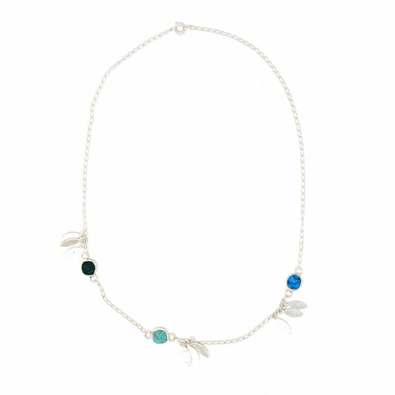 Necklace, Feathers and Turquoise - Best Today's Gifts